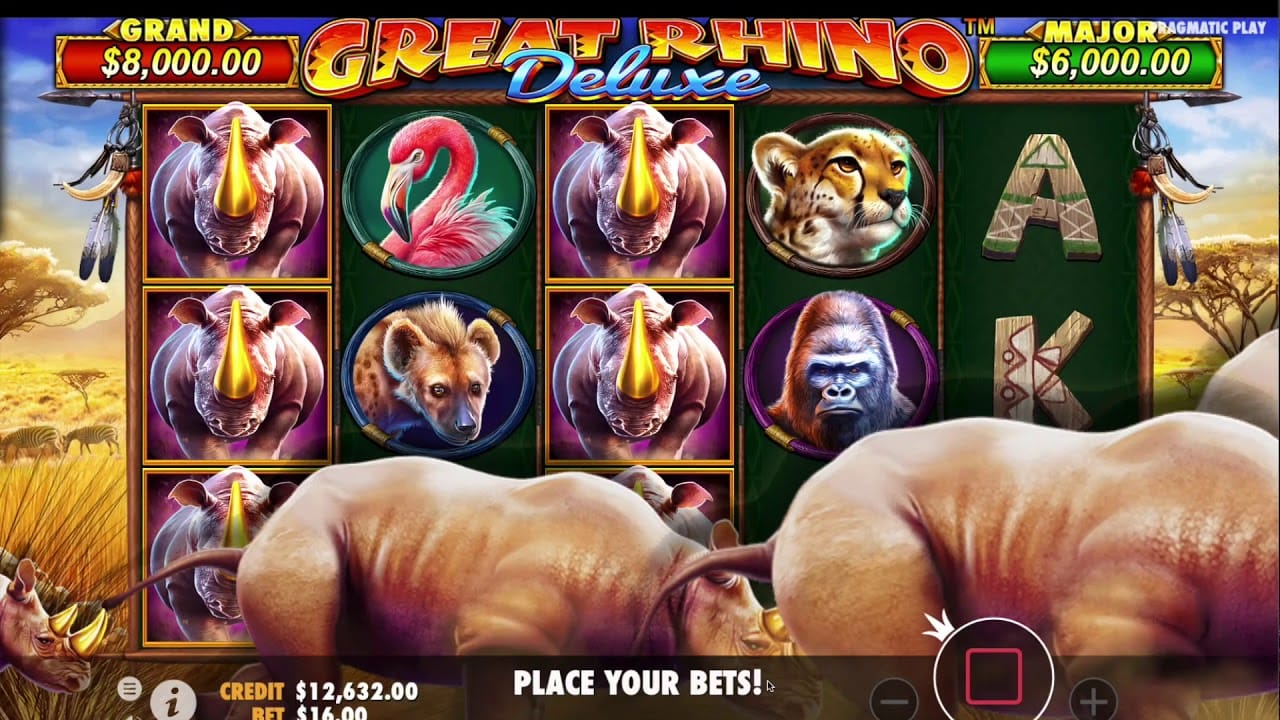 Great Rhino Deluxe Slot Game
