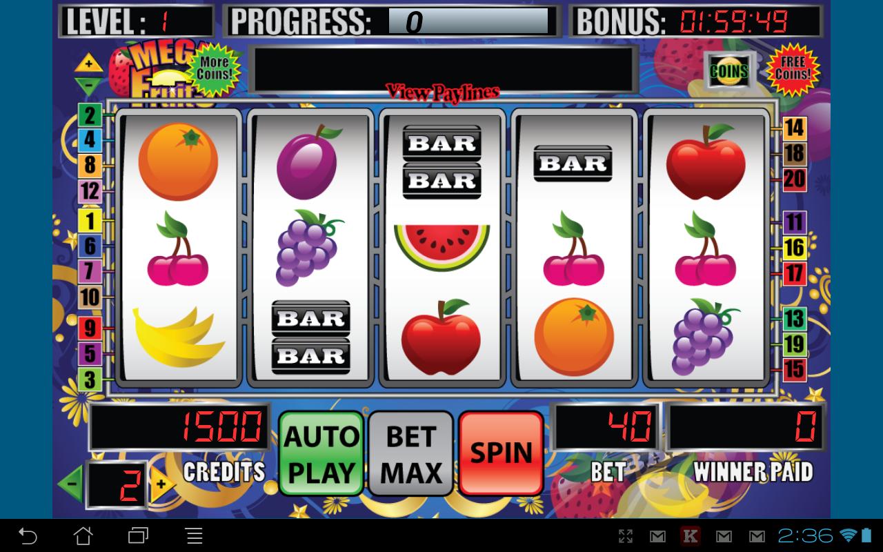 Fruit machine canada