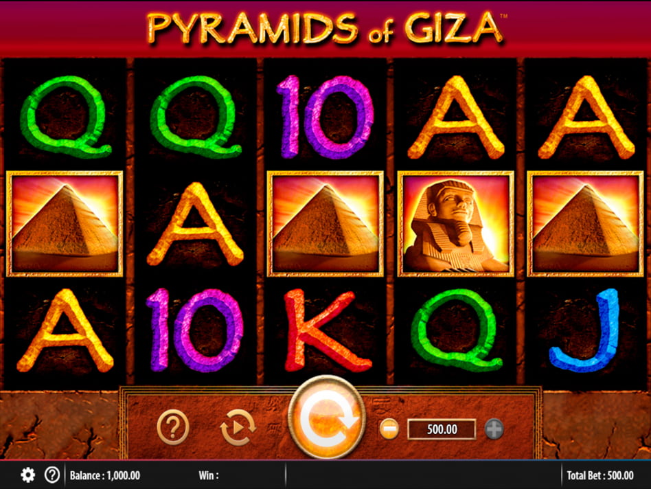 Pyramids of Giza Slots Gameplay